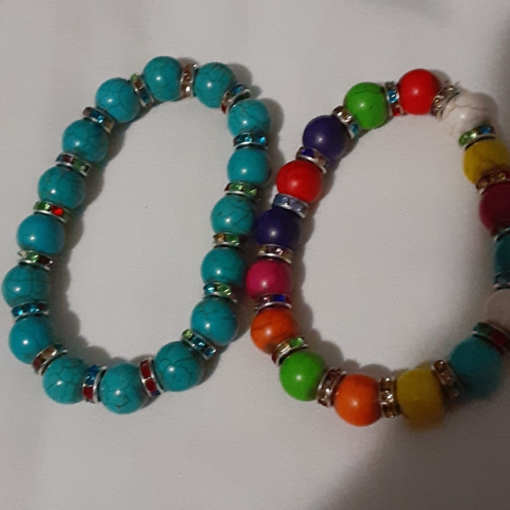 Both of these beautiful bracelets